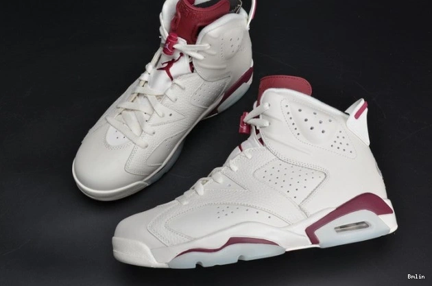 Bmlin shoes 384664-116 white Retro Maroon 6 Air Jordan 0728
